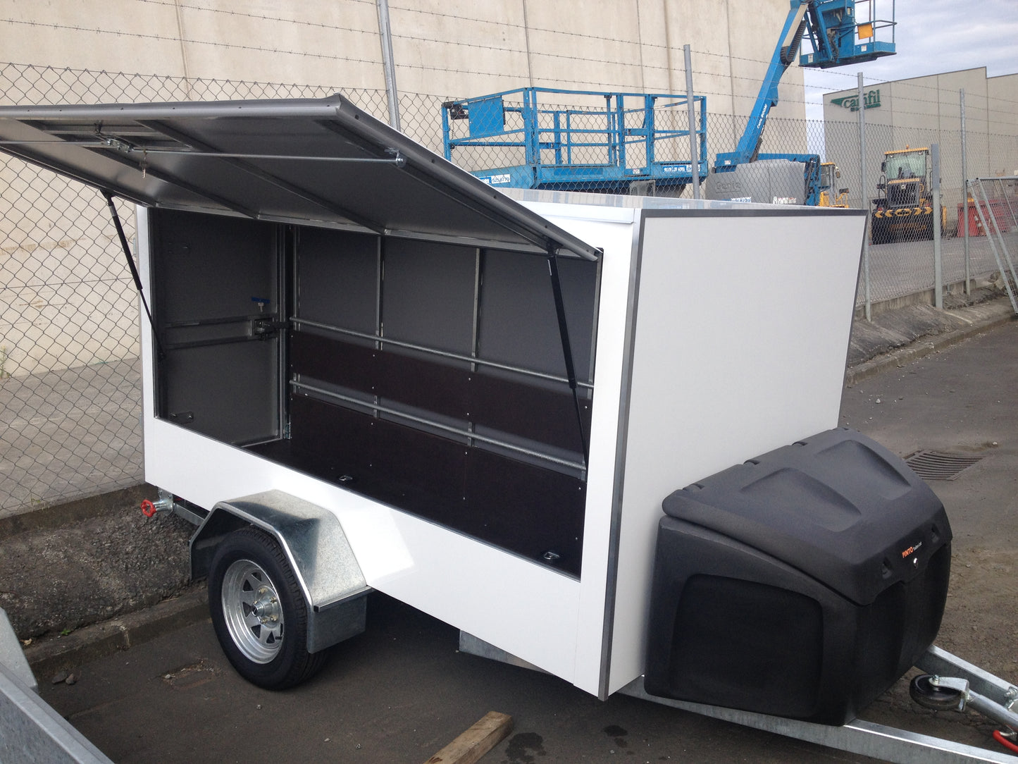 Toolbox on Enclosed Trailer