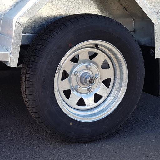 Standard Galvanised Rim and Tyre