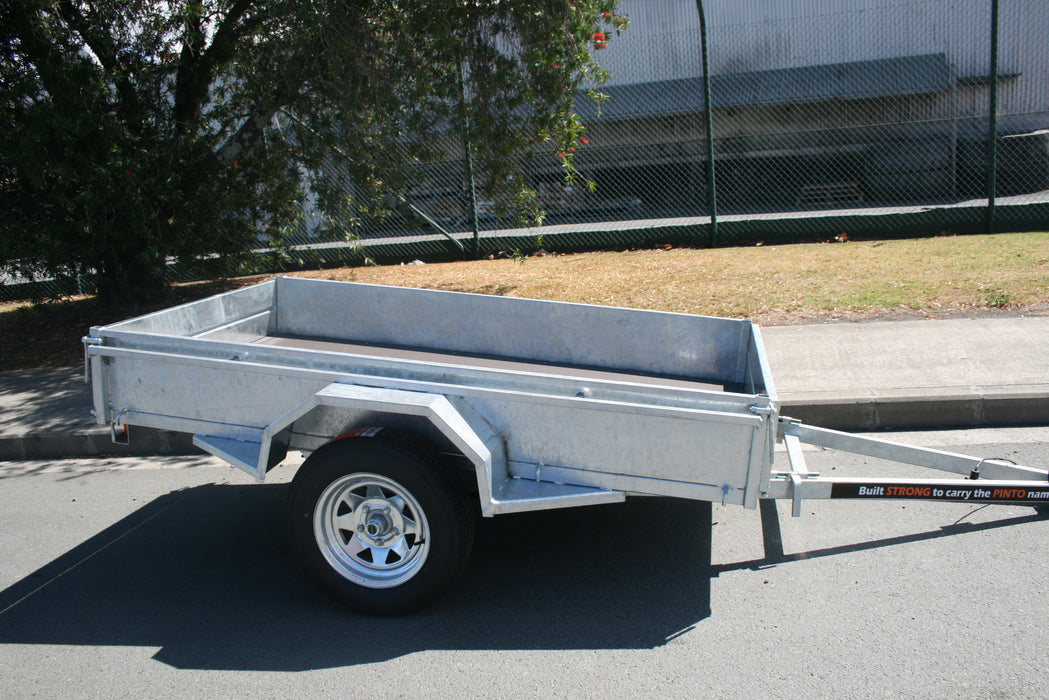 7x4 Classic Wellside with Tilt Drawbar