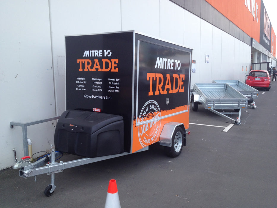 Toolbox on Enclosed Trailer