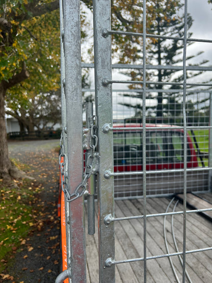 Flat Deck Ute Rubbish Cage & Stock Crate