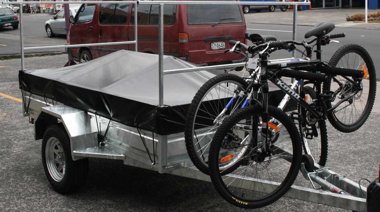 Bike rack with cover and H Bars