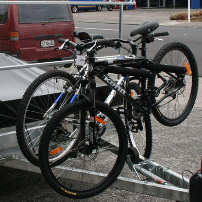 Pinto trailer with bike rack