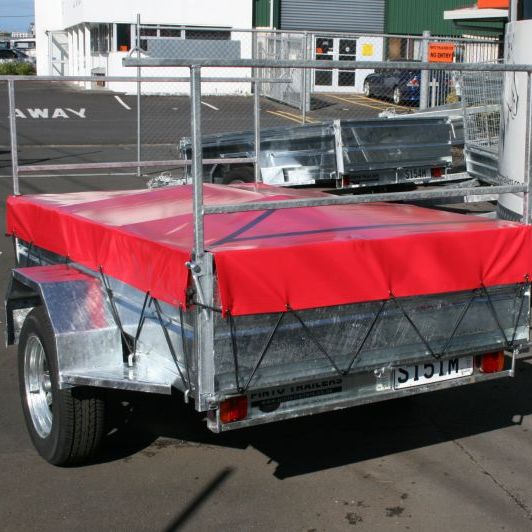 7x4 Kingsider with flat cover and h-frames