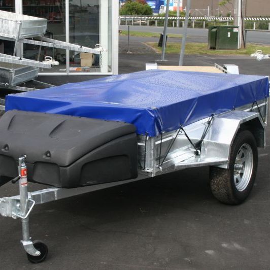 7x4 Kingsider with cover & small toolbox